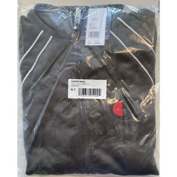 Champion Tricot Track Jacket Men’s XLT Tall Charcoal Poly Fleece Athletic New - Picture 3 of 12